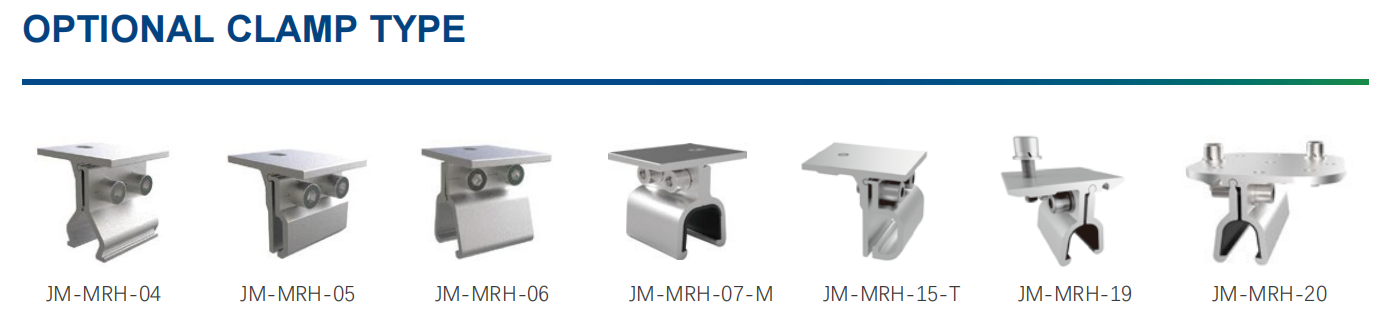 Standing seam metal roof clamps