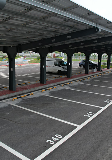 Le projet français de carport solaire de 800 kW