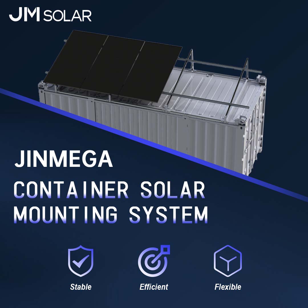 Présentation produit | Système de montage solaire pour conteneurs JinMega