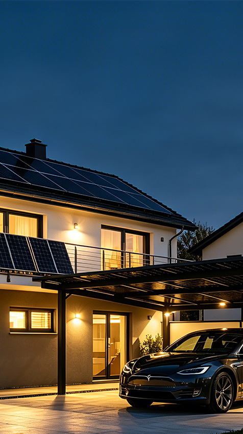 Solution intégrée d'énergie solaire