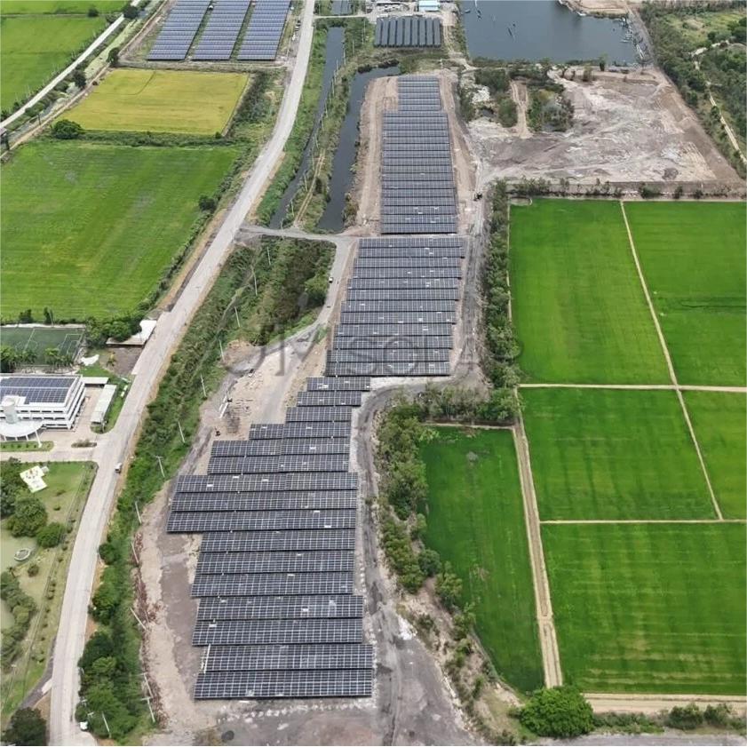 Coup de projecteur sur un projet | Projet solaire au sol de 5 MW en Thaïlande