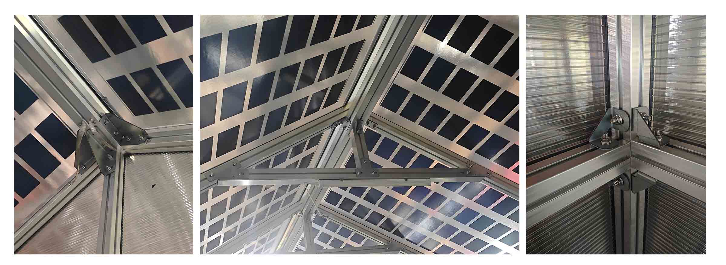 Solar greenhouse kit
