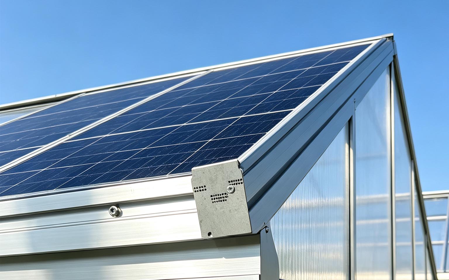 Solar greenhouse kit